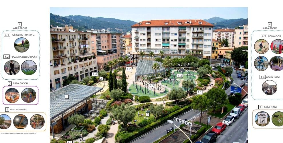 Imperia approva i progetti di fattibilità per la riqualifica dei giardini Toscanini, di corso Roosvelt e dei giardini vicino alla Provincia