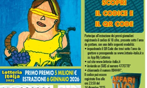 La Lotteria Italia bacia Castelnuovo Scrivia e la provincia di Alessandria con 4 biglietti vincenti