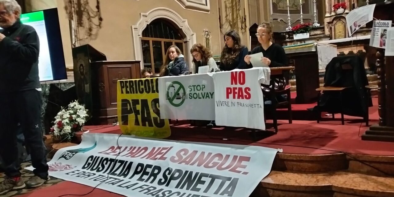 Grande partecipazione all’assemblea pubblica contro l’inquinamento da PFAS a Spinetta Marengo