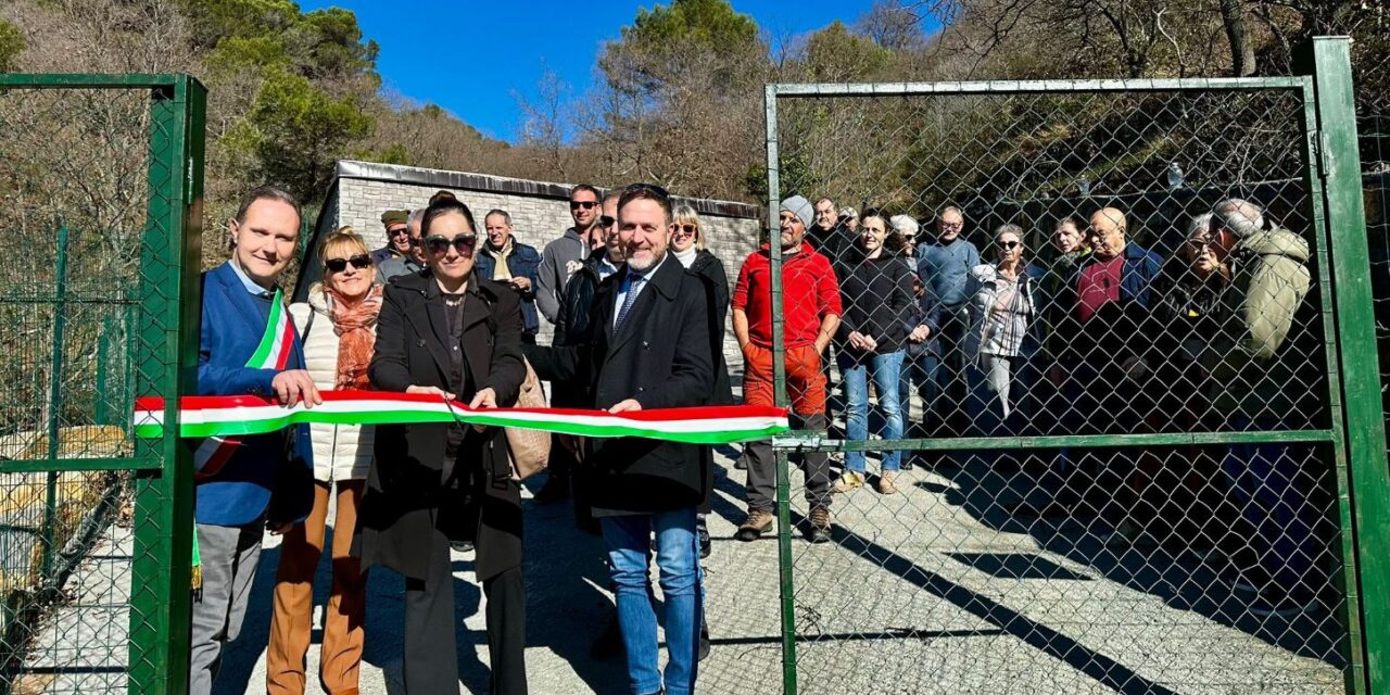 Inaugurati a Villa Faraldi i nuovo lavori per migliorare la rete idrica