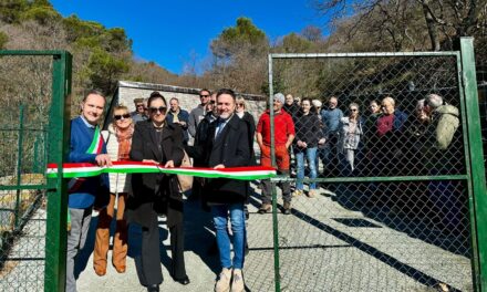 Inaugurati a Villa Faraldi i nuovo lavori per migliorare la rete idrica