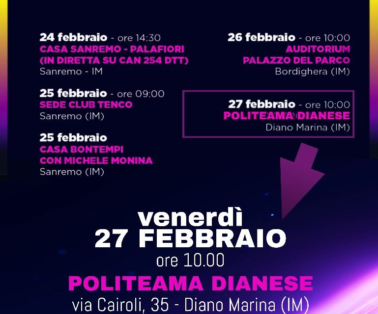 Diano Marina contro le mafie: la Commissione Antimafia riaccende la memoria con la musica