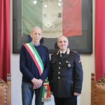 Cerimonia di saluto per il congedo del Luogotenente Sebastiano Massimo, Comandante della Stazione dei Carabinieri di Cassano Spinola.