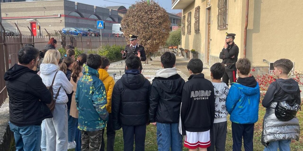 Educazione alla legalità tra i banchi di scuola con i Carabinieri a Murisengo