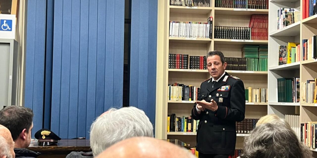 Controlli e prevenzione contro i raggiri, l’incontro con i Carabinieri a Pietra Marazzi.