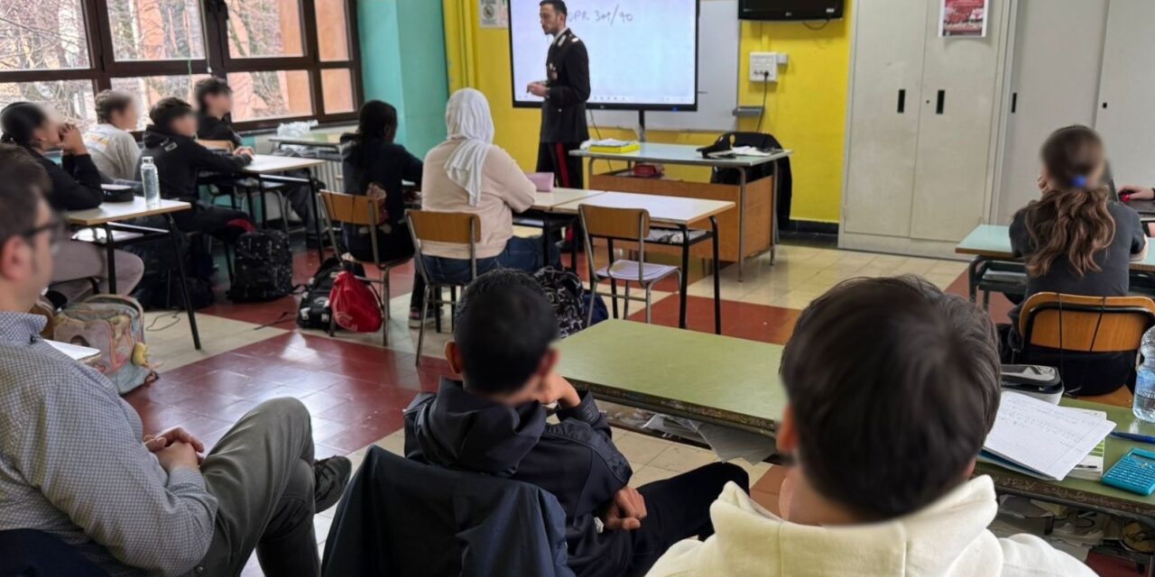 A Pontecurone i Carabinieri nelle scuole per promuovere la “Cultura della Legalità”