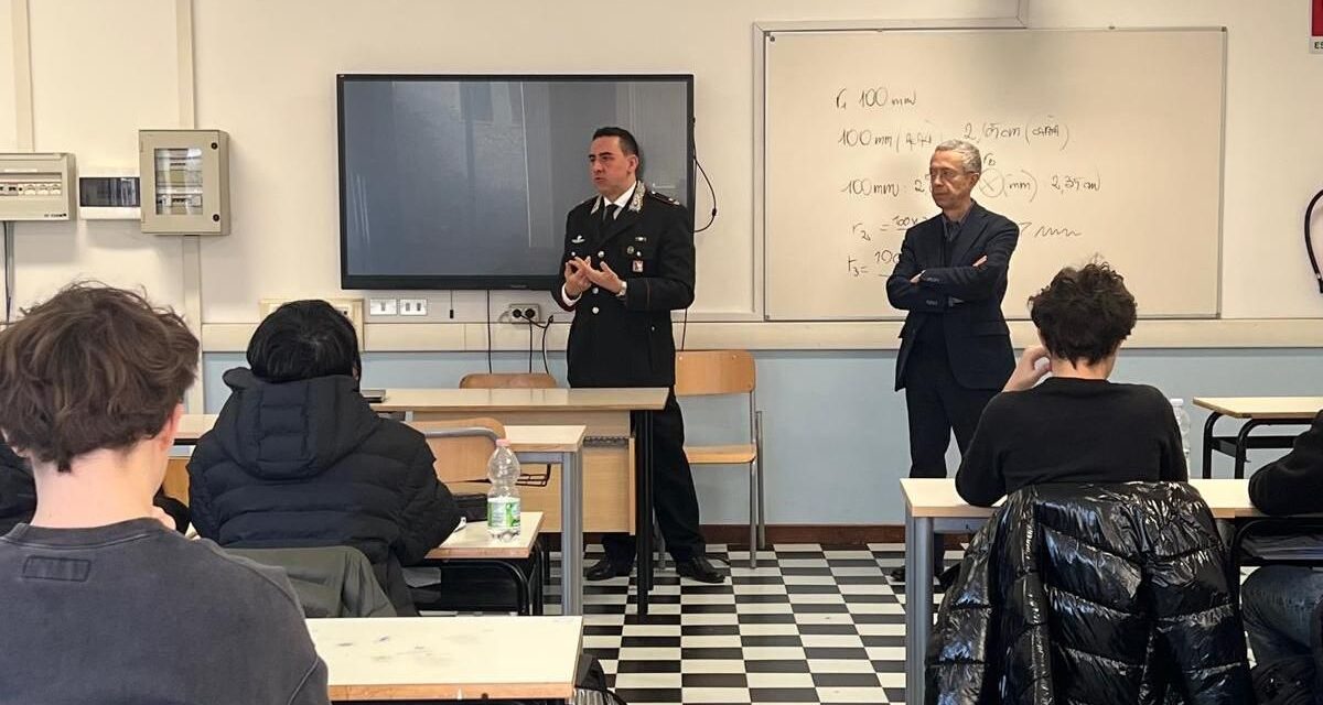 “Cultura della Legalità” a Totona, continua la collaborazione fra Carabinieri e scuole