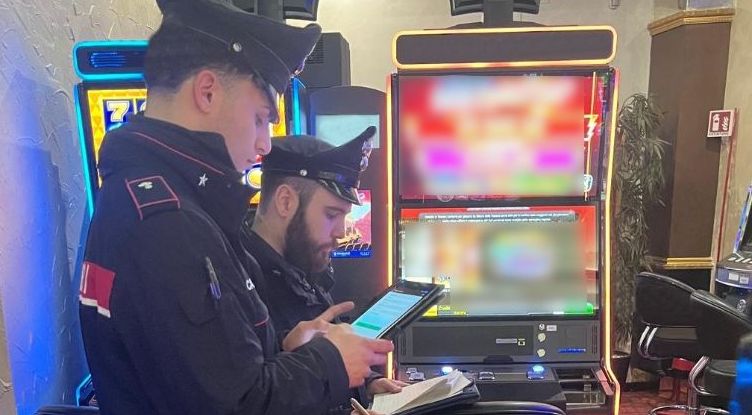 I Carabinieri di Tortona hanno controllato le sale Giochi per limitare l’azzardo e che non ci siano minorenni
