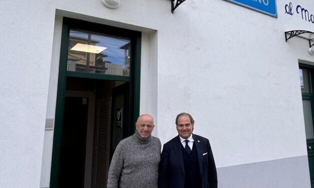 L’assessore Lombardi in visita nella nuova sede comunale di Santo Stefano al Mare: “Con il sindaco Pallini abbiamo condiviso le strategie per valorizzare il territorio”