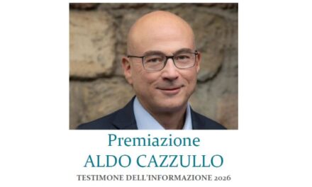 Il premio Marchiaro presenta la XII edizione e premia Aldo Cazzullo “testimone dell’informazione”.