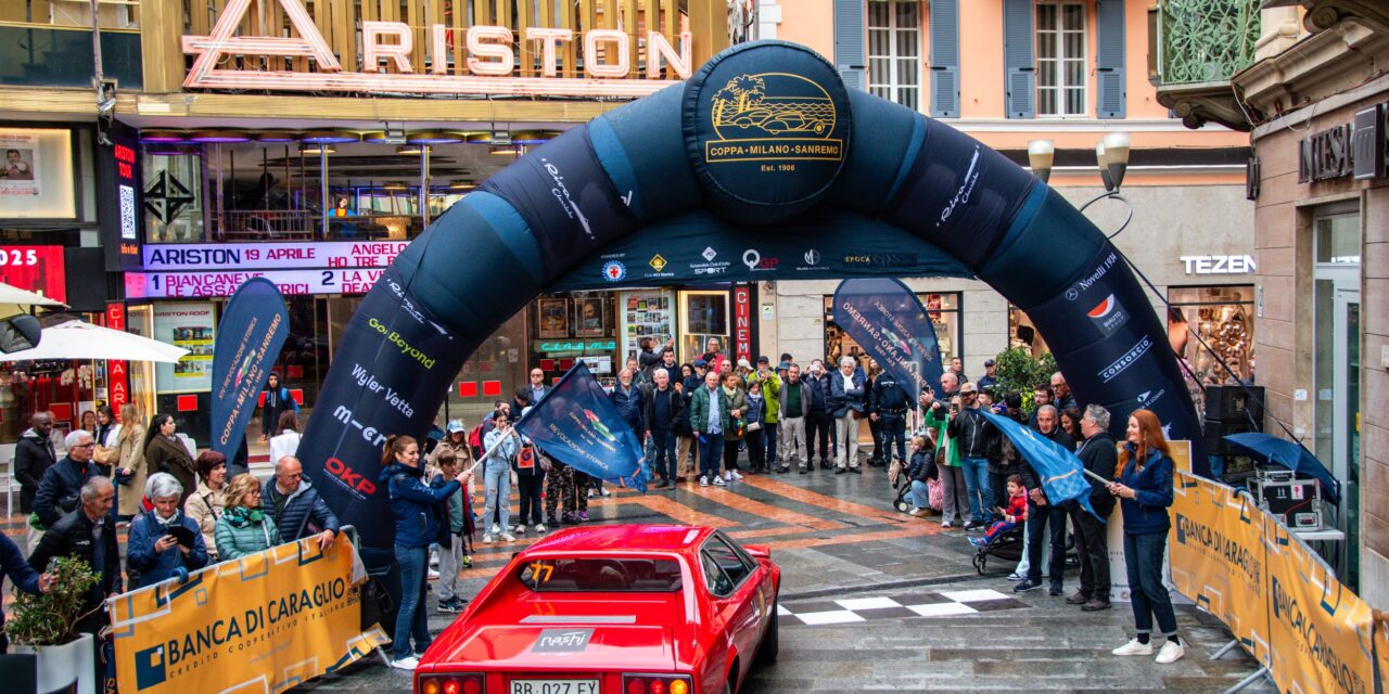 Festival dei Fiori a Sanremo, le 90 auto d’epoca della Coppa Milano-Sanremo protagoniste sabato in città