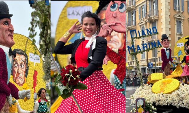 Successo del carro di Diano Marina a “Sanremo in fiore”
