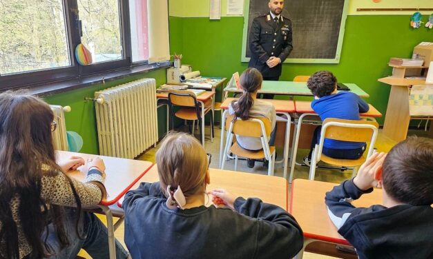 “Cultura della Legalità”: intervento formativo nelle scuole di San Sebastiano con i Carabinieri.
