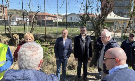 A Tortona i lavori al torrente Ossona oggetto di un sopralluogo da parte dell’assessore regionale