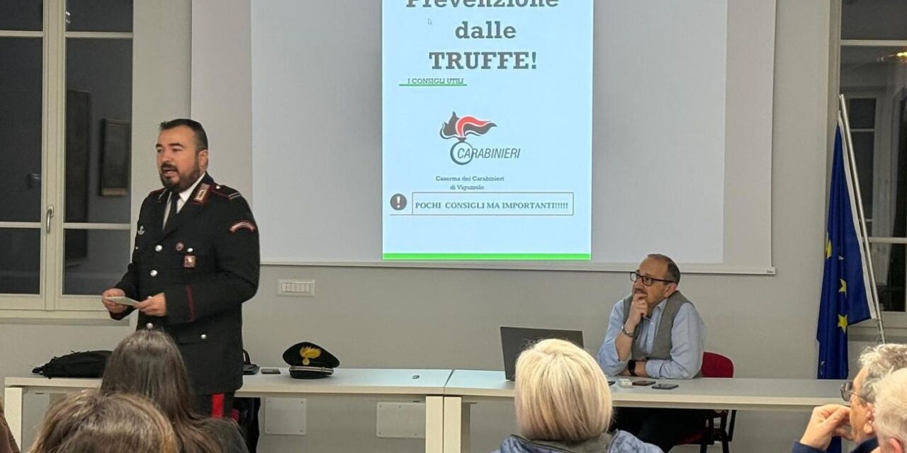I Carabinieri di Viguzzolo hanno incontrato la cittadinanza in Comune per dire “No” alle truffe.