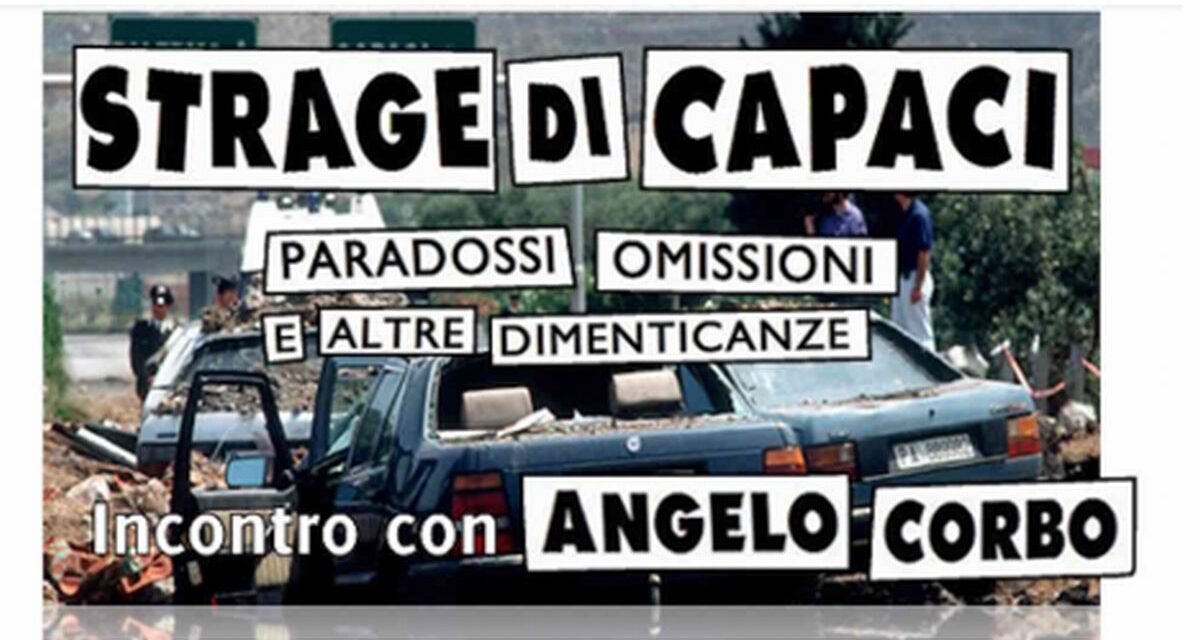 Ad Isola Sant’Antonio arriva l’agente di scorta di Giovanni Falcone, sopravvissuto alla strage di Capaci