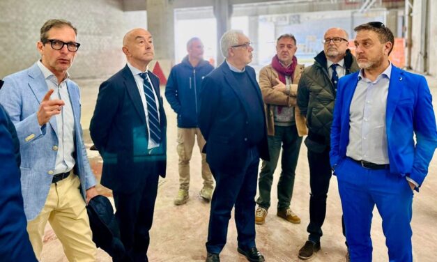 SOPRALLUOGO DELL’ASSESSORE PIANA AL CANTIERE DEL MERCATO DEI FIORI DI VALLE ARMEA