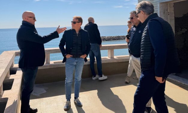  SOPRALLUOGO DELL’ASSESSORE SCAJOLA AL CANTIERE DELL’EX STAZIONE FERROVIARIA DI SAN LORENZO AL MARE