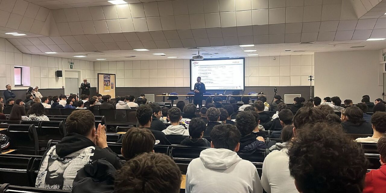 Incontro fra studenti e Carabinieri sulla legalità all’Istituto “Volta” di Alessandria