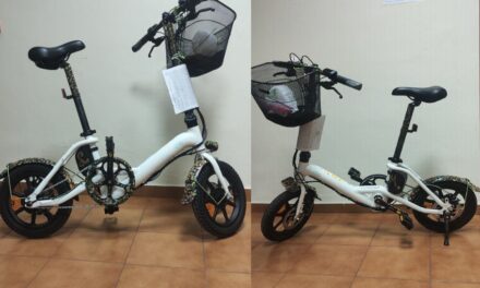 La Polizia di Alessandria sequestra questa bicicletta elettrica e cerca il legittimo proprietario