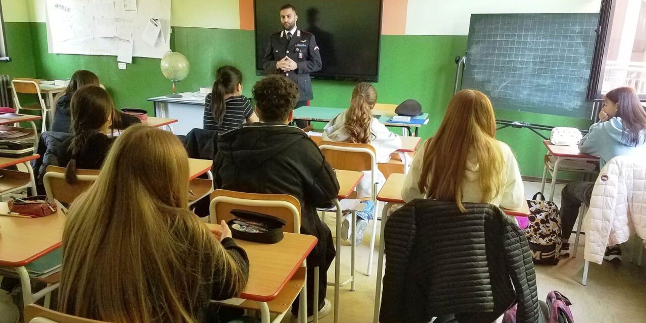 Incontro scolastico sulla legalità con i Carabinieri di San Sebastiano Curone