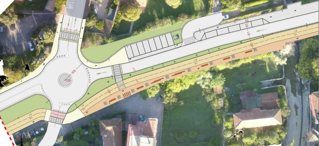 Diano Marina: al via i lavori per la rotatoria di via Villebone, modifiche alla viabilità per un mese