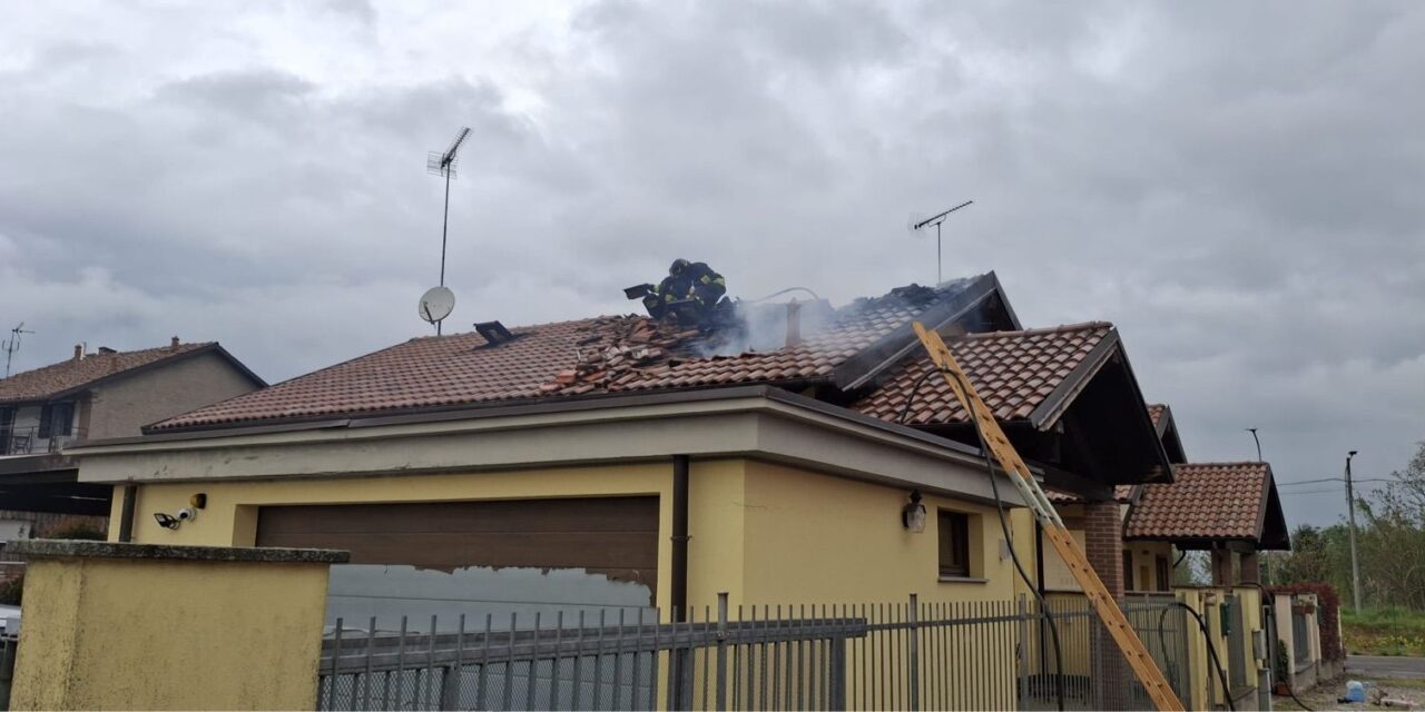 Incendio in questa casa a Viguzzolo, intervengono i Vigili del Fuoco di Tortona e…