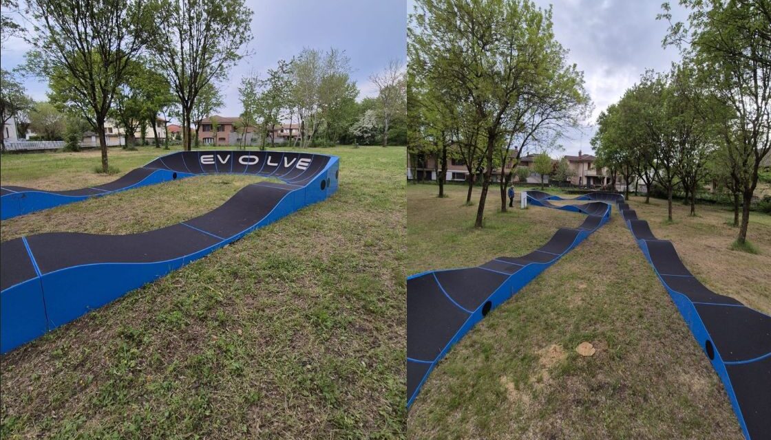 A Pontecurone é quasi pronta la pista di Pump track vera novità in zona per gli amanti dello sport