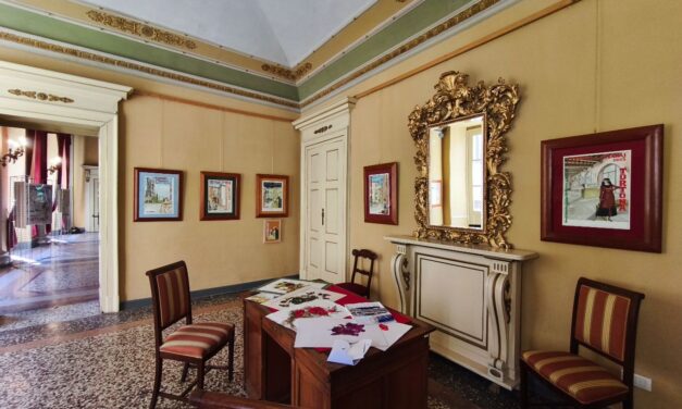 “Manifesti di memoria” gli acquerelli originali di Cantara’ e Catanaj di Donatella Gabba in mostra al Teatro Civico