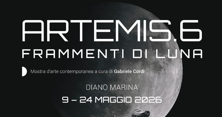 “Artemis.6 Frammenti di Luna”: sabato a Diano Marina una mostra che unisce arte e scienza