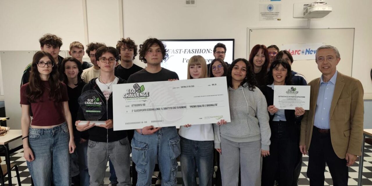 Gli studenti del “Marconi” di Tortona vincitori del premio “Echo Challenge”