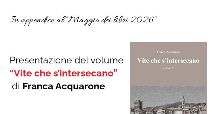 A Diano Marina giovedì prossimo l’ultimo incontro letterario del Maggio dei Libri: viaggio tra territorio e memoria con Franca Acquarone