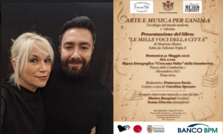 Alessandria, “Arte e Musica per l’Anima” torna alla Gambarina: dal libro di Maurizio Mauro alle colonne sonore