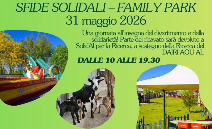 Sfide Solidali” al Family Park di Felizzano: una domenica di giochi in famiglia per sostenere la ricerca medica