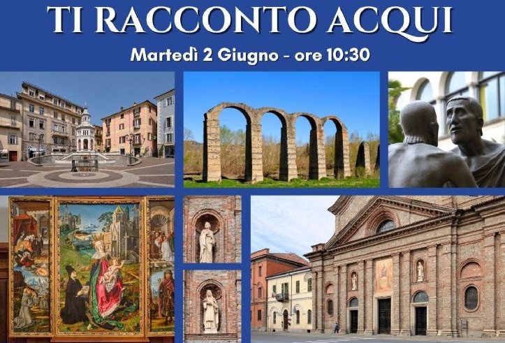 “Ti racconto Acqui”: il 2 giugno una suggestiva visita guidata alla scoperta dei tesori della città termale