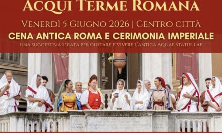Il fascino dell’Impero rivive ad Acqui Terme: tre giorni di festa, storia e sapori nell’antica Aquae Statiellae