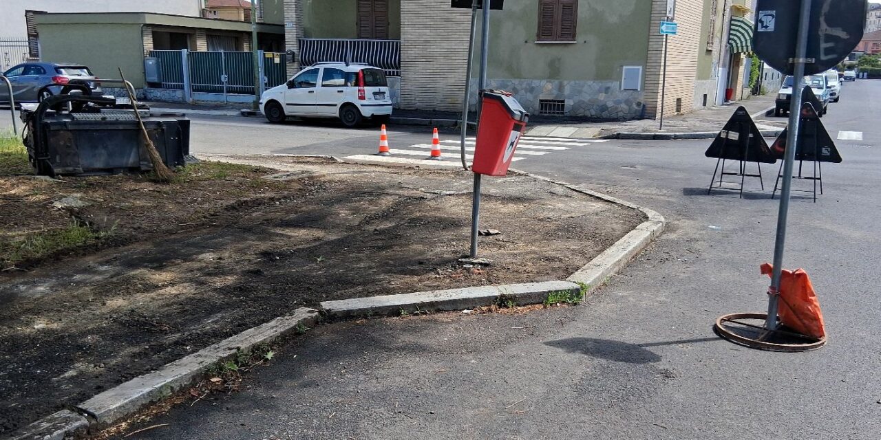 Novi Ligure, al via il rifacimento dei marciapiedi in via dei Mille