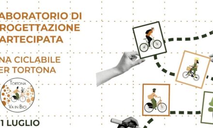 Tortona Va in Bici: il 1° luglio un incontro cittadino per progettare la nuova rete ciclabile urbana