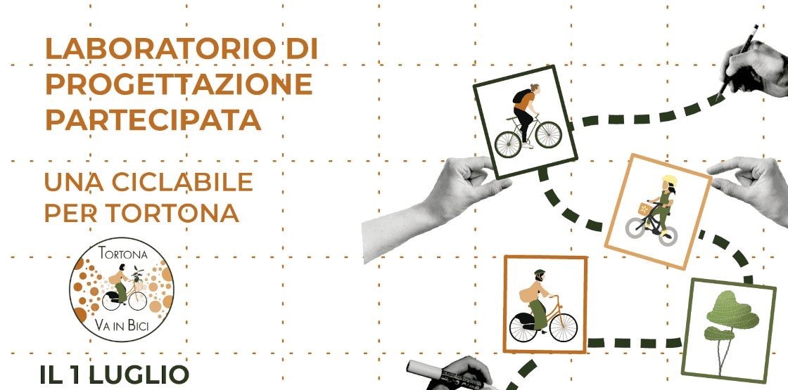 Tortona Va in Bici: il 1° luglio un incontro cittadino per progettare la nuova rete ciclabile urbana