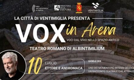 Da Gioele Dix ad Arianna Porcelli Safonov: il Teatro Romano di Ventimiglia si accende con “VOX in Arena”