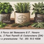 Natura e benessere: domani al Parco G.F. Novaro di Costarainera si scopre il mondo delle erbe