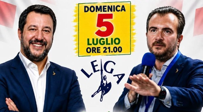 Matteo Salvini domenica sera torna a Capriata d’Orba: chiuderà la 31^ Festa della Lega