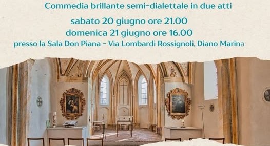 Risate alla Sala Don Piana: a Diano Marina va in scena la commedia “Miracolo in Parrocchia” per beneficenza
