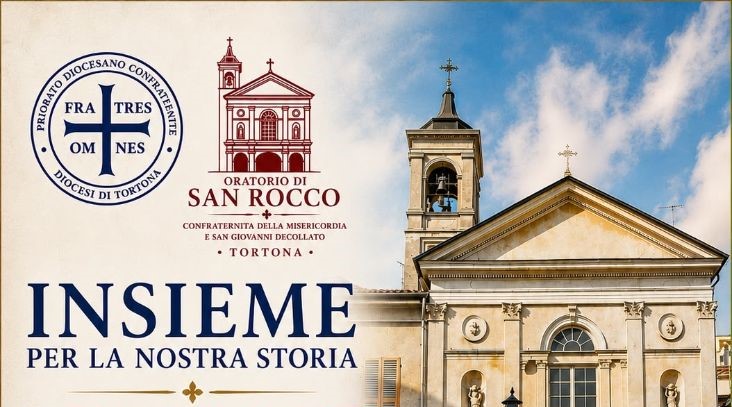 Un restauro per la storia e la fede di Tortona: la Confraternita lancia la raccolta fondi per l’Oratorio di San Rocco