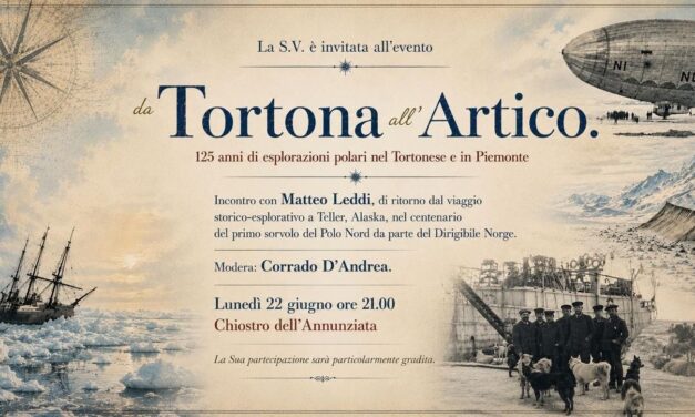 Il centenario del dirigibile Norge e i ghiacci dell’Alaska: a Tortona il racconto di Matteo Leddi