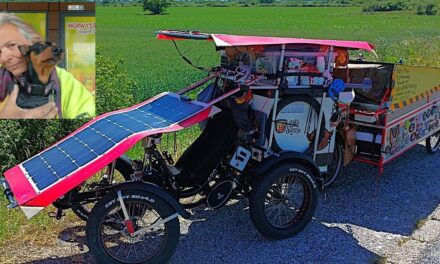 “Senza lavoro a 64 anni, ho costruito una bici e sono partito per l’Asia per ritrovare me stesso. Dedico questo viaggio alla Pace”
