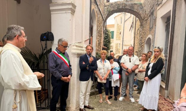 Tradizione e futuro a Pompeiana: l’assessore Scajola alla festa patronale annuncia investimenti per 407mila euro