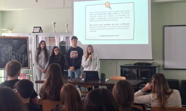All’Istituto Marconi di Tortona si perfezionano  le buone pratiche della differenziata