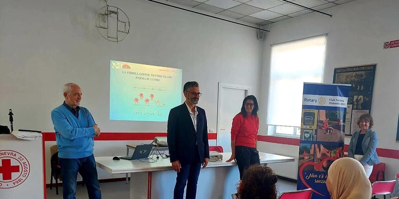 Dal contrasto alle dipendenze al nuovo defibrillatore: tutte le iniziative del Rotary Club per Tortona