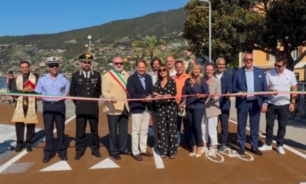 Ospedaletti festeggia il completamento della pista ciclabile: 45 chilometri ininterrotti fino ad Andora
